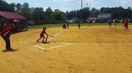 Boy Baseball Fail