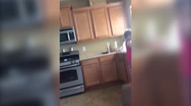 Girl Yells at Dad to Sing
