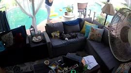 Woman Falls in Pool