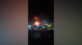 Thailand nightclub fire flames rip through building as 14 die and dozens injured