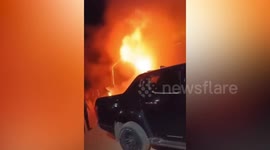 Thailand nightclub fire revellers flee covered in FLAMES as 14 are killed