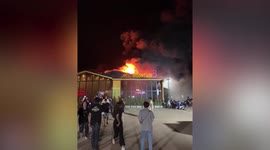 Thailand nightclub fire revellers flee covered in FLAMES as 14 are killed and dozens injured