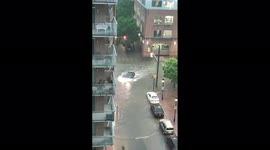 Baltimore streets submerged as storm dumps several inches of rain on area