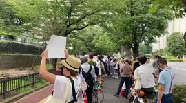 Protesters in Japan demand release of detained Japanese journalist covering demonstrations in Myanmar