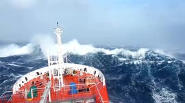 Tanker battles 10-metre waves as hurricane strikes off Portugal's coast