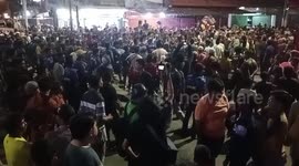 The dispute between the tabuik (tabot) of the market and the tabuik (tabot) of Subarang