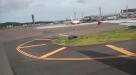 Plane takeoff from luis eduardo magalhães airport destination guarulhos airport part 03