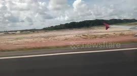 Plane takeoff from luis eduardo magalhães airport destination guarulhos airport part 05