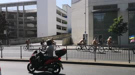 Cyclists strip off for naked bike ride in Romford