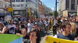 Protesters hit London streets for National Animal Rights March