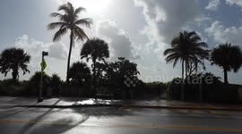 South Floridians Enjoy Another Hurricane Free Weekend with a Beautiful Rainbow over Delray Beach