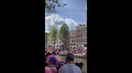 Pride parade sails through Amsterdam again after two years of COVID