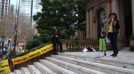 Emergency climate rally. No new coal & gas at Sydney Town Halled