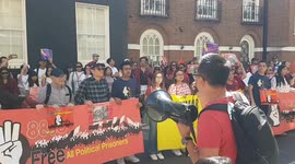 Burmese diaspora in London protest executions of activists by military junta