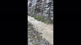 Watch as Kentucky's mountains flash flood after torrential storms