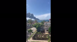 Cuba: One Dead After Lightning Sparks Large Fire At Oil Facility In Matanzas