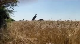 RAW VIDEO: Ukrainian Troops Fire Quadruple HIMARS Barrage