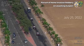RAW VIDEO: Police Footage Shows Terrifying Chase After Amazon Delivery Truck Carjacking
