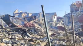 RAW VIDEO: Russian Missile Strikes Devastate Odessa Resort Village 2/2