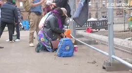 VIGIL FOR BLACK LIVES MATTER ACTIVIST SASHA JOHNSON IN GEORGE SQUARE