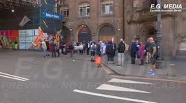 NHS SCOTLAND STAFF PROTEST OVER 4% PAY RISE, CITY OF EDINBURGH, SCOTLAND