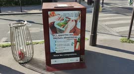Paris experiments food electronic waste recycling boxes. 8 aug 2022