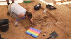 RAW VIDEO: Military Veterans Uncover Remains Of Soldier Who Fell During The Battle Of Waterloo