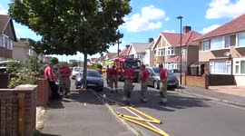 Feltham blaze on Hereford Road successfully tackled by London Fire Brigade