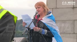 ALL UNDER ONE BANNER HOLD INDEPENDENCE RALLY IN BANNOCKBURN, SCOTLAND