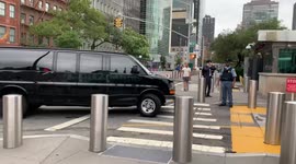 Ambassador Zhang Jun of China arrives at UN, New York City