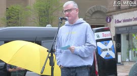 ALL UNDER ONE BANNER HOLD INDEPENDENCE RALLY IN DUNDEE, SCOTLAND