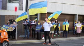 Ukrainians protest at Amnesty International after report blames them