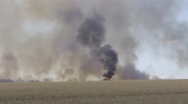 UK: Field Fires Erupt In Horton, South Gloucestershire