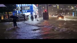 Eight people die as pelting rain and floods hit South Korea