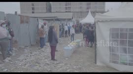 Kenyan Mother with Child on her Back Finally Casts Her Vote in Kenya's 2022 General Elections