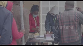 Polling Agent Disburses Voting Material in Kenya's 2022 General Elections