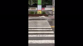 South Korea: Water Main Breaks In Ansan