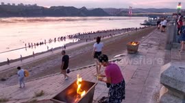 Ghost Festival in Yichang, China