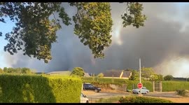 Access to France’s forest banned as wildfires continue in Maine-Et-Loire