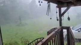 Severe thunderstorm with heavy rains hits western North Carolina