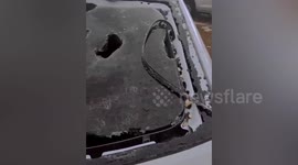 Egg-sized hailstones batter northwestern China, injuring 25 people