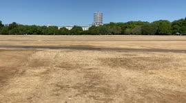 Parched Hyde Park 'resembles a desert' as UK faces droughts until October