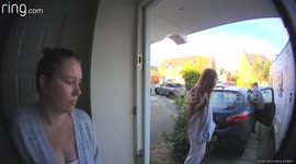 Son crashing car on driveway sends mum into rage ruining moment she meets girlfriend for the first time