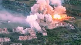 Ukrainian government release footage purporting to show Russian forces using thermobaric weapons