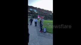 Dr William Bay after AMA conference walkout in Sydney, Australia