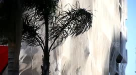 Strong winds in São Paulo, Brazil