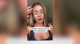 'I'm a hairdresser and here are the top 5 things you SHOULDN'T do to your hair'