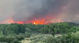 Spain: Level-2 Wildfire Erupts In Santibanez El Alto, Caceres 2
