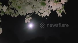 Full Moon Tonight that was bright over High Wycombe in Buckinghamshire