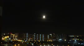 Last supermoon of 2022 rises above Russia's St Petersburg